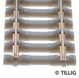 Tillig 85134 Binario flessibile H0 con traverse in cemento Lunghezza 470 mm Sistema 'professionale' serie ELITE codice 83