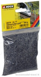 Noch 09374 Pietrisco per massicciata ballast colore grigio, 250 g