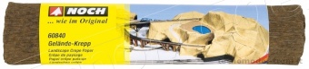 Noch 60840 Carta speciale crespata per realizzare rilievi montuosi e collinari, rotolo 120 x 60 cm