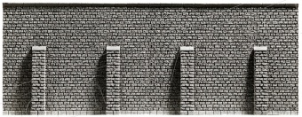 Noch 58056 Muro in pietra con rinforzi 33,4 x 12,5 cm
