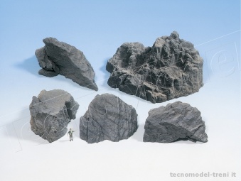 Noch 58451 Rocce pronte per montagne, 5 pz.
