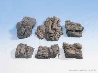 Noch 58452 Rocce pronte per montagne, 6 pz.