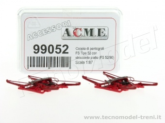 Acme 99052 Coppia pantografi FS 52 con strisciante piano