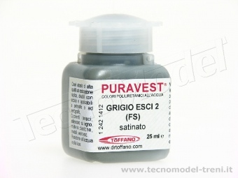 Puravest 12421412 Grigio ESCI 2 (FS) satinato, confezione da 25ml. 