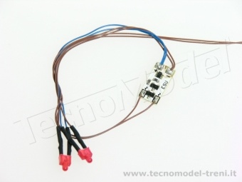 Esu Electronic 50705 Luci rosse di coda con illuminazione elettronica a Led