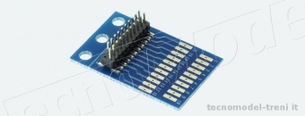 Esu Electronic 51967 Pcb a 21 poli per cablaggio in modelli non predisposti