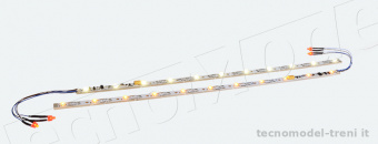 Esu Electronic 50702 Impianto illuminazione per carrozze con 11 Led gialli e luci di coda rosse