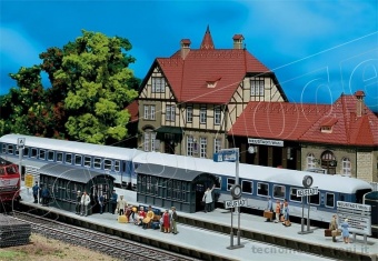 Faller 120203 Marciapiede di stazione, 2 pz.