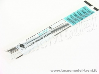 Amati 7510.0 Lame seghetto da traforo per legno e laminati n.0, 12 pz.