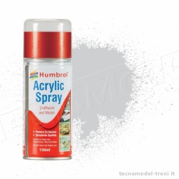 Humbrol AD6011 Spray Black Silver 11 vernice acrilica alluminio satinato - spray 150 ml.
