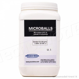 Prochima MS402G500 Microballs, microsfere cave di silicato di allumio per carica di resine