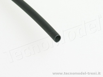 Tecnomodel TR320 Guaina termorestringente nero da 3,2 a 1,6 mm L. 100 cm