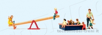 Preiser 10587 Bambini al parco giochi