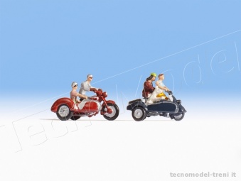 Noch 15905 Motociclisti con sidecar