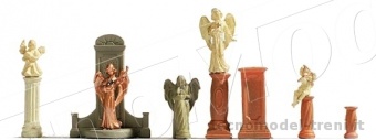Noch 14872 Statue religiose con colonne