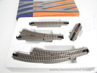 Roco 61102 Track set C geoLINE con massicciata