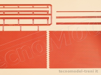 Auhagen 41205 Set muri in mattoni con rifiniture, 2 pz.