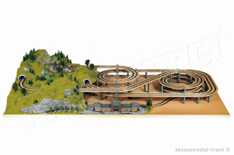 Noch 53007 Set struttura elicoidale a 2 binari per R 481,2 / 542,8 mm