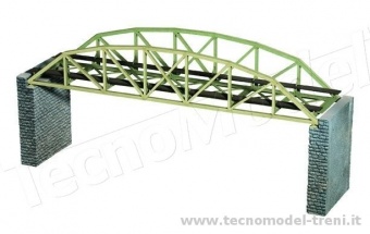 Noch 67030 Ponte ferroviario in ferro, serie Laser cut kit