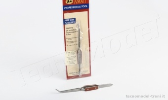 Amati 7371.17 Pinzette per modellismo punte curve a serrare