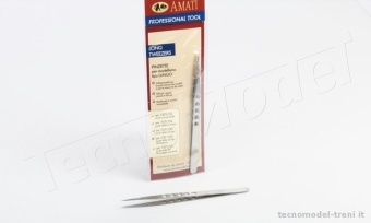 Amati 7371.23 Pinzette per modellismo punte dritte ad ago