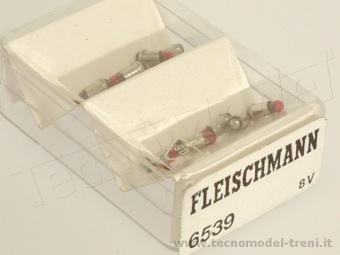 Fleischmann 6539 Micro lampada rossa 8V d. 3 mm