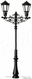Viessmann 6397 Lampione stradale ornamentale a due luci, 55 mm