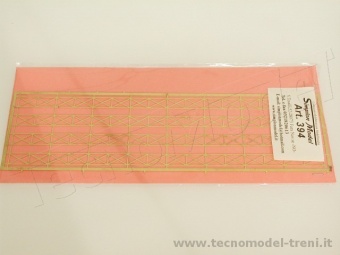 Simplon Model 394K Balaustra in metallo fotoinciso scala H0