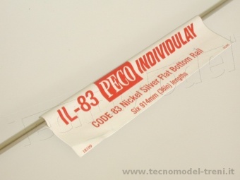 Peco IL-83 Rotaia codice 83 - L.914 mm x 6 pz.