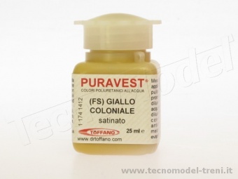 Puravest 11741412 Giallo coloniale (FS) satinato, confezione da 25ml. 