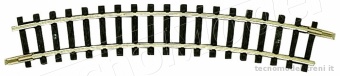 Fleischmann 22233 Binario curvo R2, raggio 228,2 mm, 24°
