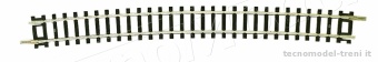 Fleischmann 22228 Binario curvo R7, raggio 765 mm, 12°