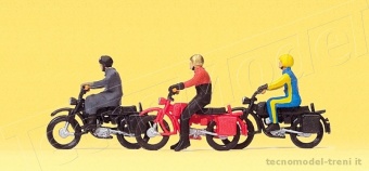 Preiser 10081 Motociclisti