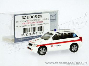 Doc Models DOC50292 Suzuki Grand Vitara ''118'' Emergenza Sanitaria