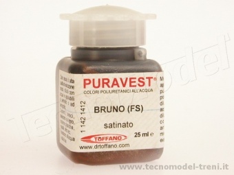 Puravest 11421412 Bruno per carrelli (FS) satinato, confezione da 25ml. 