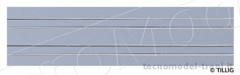 Tillig 87517 Binario tramviario elemento dritto 316,8 x 96 mm