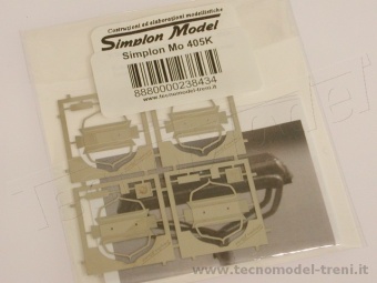 Simplon Model 405K Lampione a cetra tipo FS illuminato a Led 12-18 V, 4 pz.