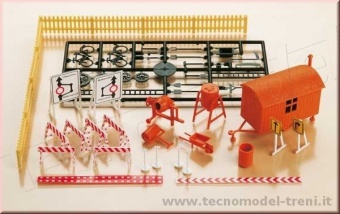 Auhagen 12267 Attrezzature da cantiere stradale