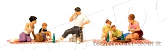 Preiser 10617 Personaggi che fanno un picnic