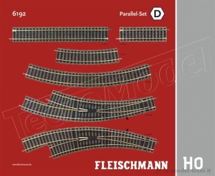 Fleischmann 6192 Track set D Binari con massicciata - Special Price
