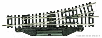 Fleischmann 22265 Scambio manuale sinistro, lunghezza 112,6 mm, 15°