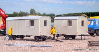 Kibri 10278 Uffici mobili da cantiere, 2 pz.