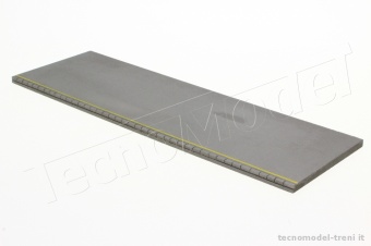 Tecnomodel SFB005 Base per stazione tipo FS con marciapiede 1° binario - fornito montato e verniciato