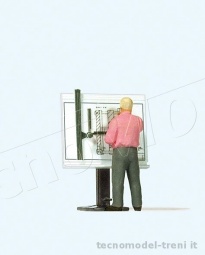 Preiser 28153 Disegnatore al tecnigrafo