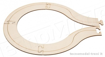 Faller 161945 Car System Laser-Street curva a cappio