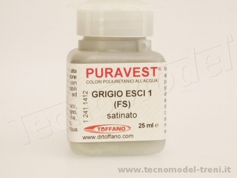 Puravest 12411412 Grigio ESCI 1 (FS) satinato, confezione da 25ml. 