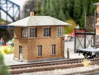 Noch 66108 Cabina apparati di stazione, serie Laser cut kit