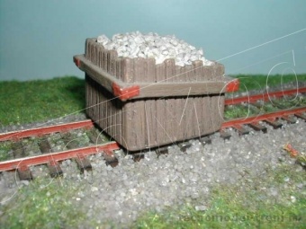 Simplon Model 109K Paraurti per binario terminale FS in traverse di legno in kit, 2 pz.