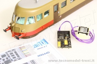 Zimo FS-Aln772/MX644D Decoder Sound DCC 21 pin suoni originali FS ALn 772