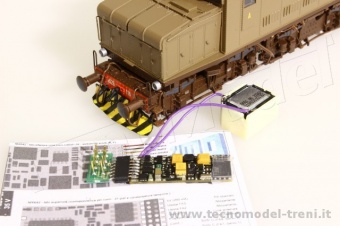 Zimo FS-E626BM/MX646 Decoder Sound DCC 8 pin suoni originali versione speciale per FS E.626 BM